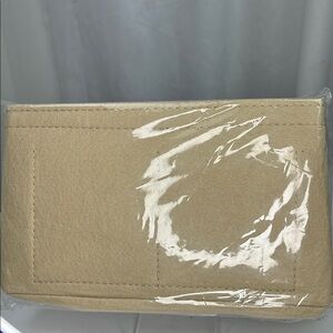 Beige Felt Bag Organizer